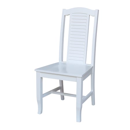 International Concepts Seaside Chairs, Set of 2, White C08-45P